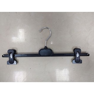 Вішалка-прищіпка для брюк, юбок, штанів на 36см (чорна)